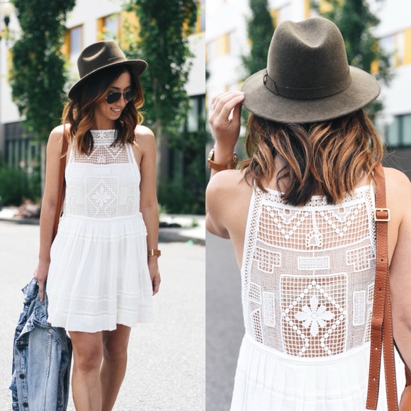 Free People / Emily Dress in Ivory - Picture 2 of 8